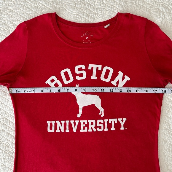 Boston University BU Terriers Long Sleeved T-Shirt Tee Shirt League - Picture 3 of 7